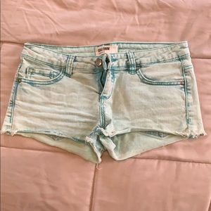 Teal greenish shorts